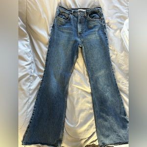 Levi's 70's High Flare Medium Blue Wash Size 28x32